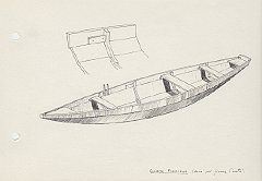 096 Guyana Francese - canoa sul fiume Comte'